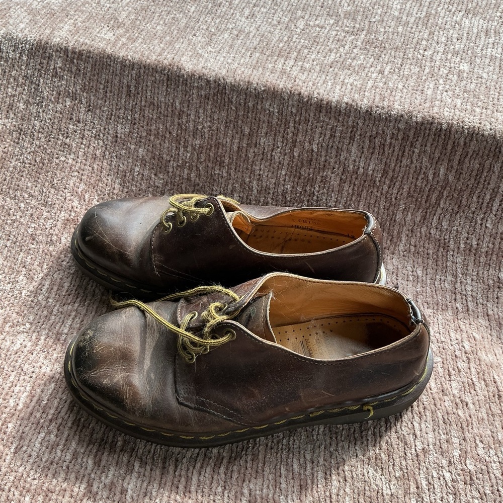 Dr Martens 1561 Brown Leather Oxford Shoes - Made in England - size 6 - Picture 3 of 9